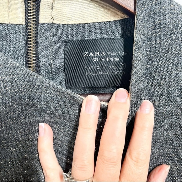 Zara Dress Basic T Shirt Special Edition Sheath Sweater Long Sleeve Size Medium - Picture 7 of 9